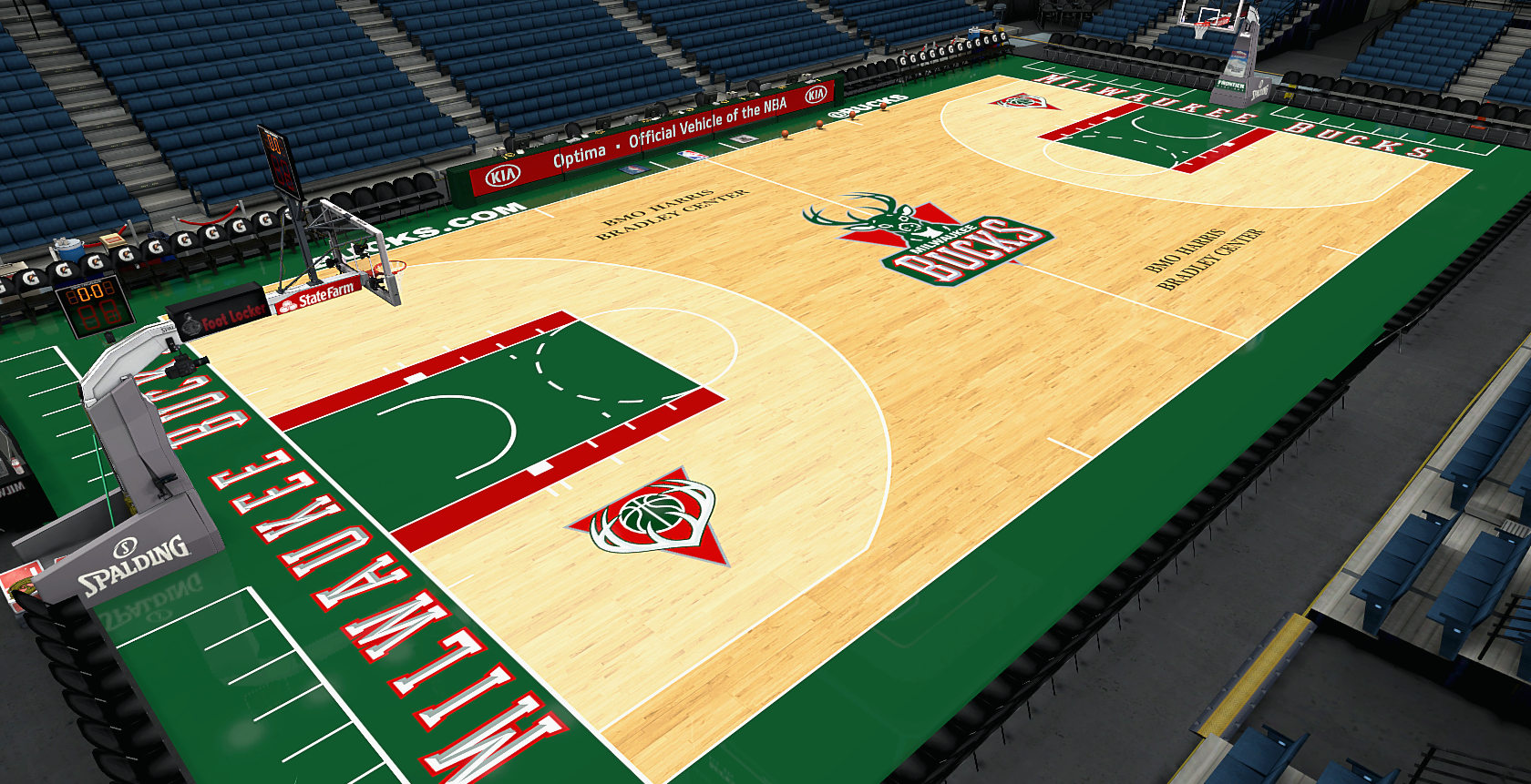 NLSC Forum • Downloads Milwaukee Bucks 2013 Court (4096x4096)
